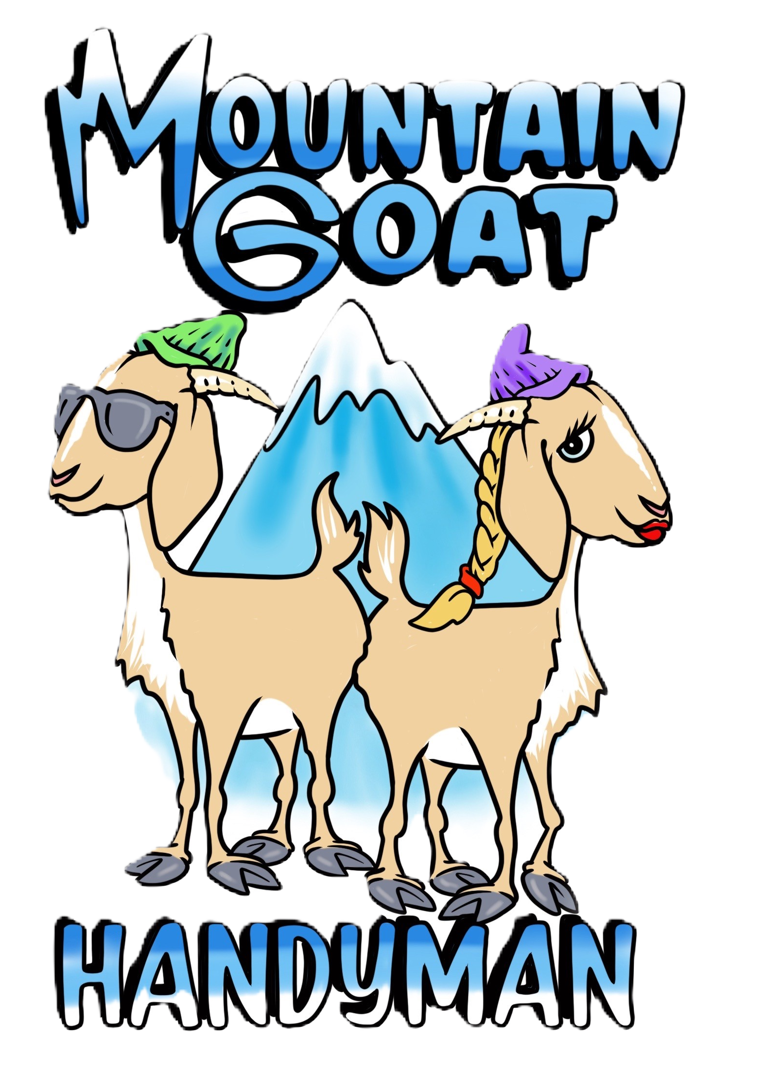 Mountain Goat Handyman Logo